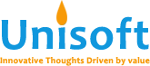 UniSoft logo white